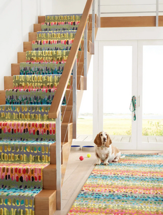 Paint Chip Natural Wool Rug
