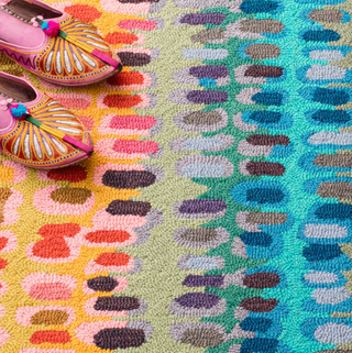 Paint Chip Natural Wool Rug
