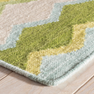 Safety Net Handwoven Wool Rug
