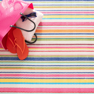 Summer Stripe Handwoven Indoor/Outdoor Rug
