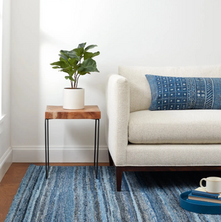 Denim Chindi Hand Hooked Cotton Rug
