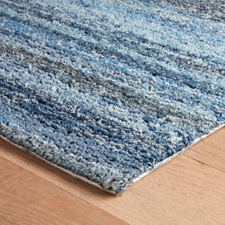 Denim Chindi Hand Hooked Cotton Rug
