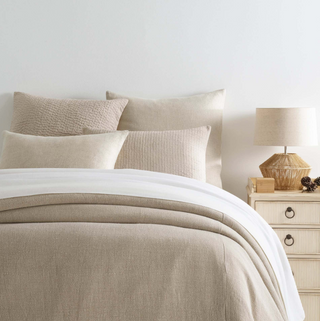 Stone Washed Linen Duvet Cover   Natural
