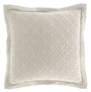 Washed Linen Quilted Sham

