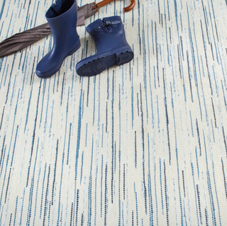 Elwood Blue Machine Washable Rug
