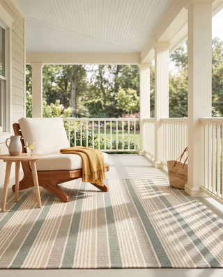 Mystic Stripe Handwoven Indoor/Outdoor Rug

