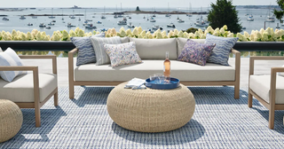 Journey Blue Handwoven Indoor/Outdoor Rug
