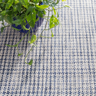 Journey Blue Handwoven Indoor/Outdoor Rug
