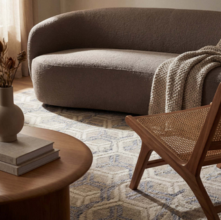 Senava Modern Geometric Washable Rug
