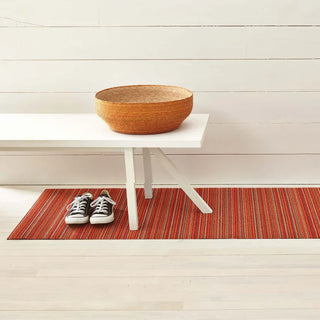 Skinny Stripe Shag Mat
