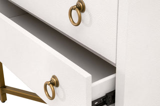 Strand Shagreen 2 Drawer Nightstand
