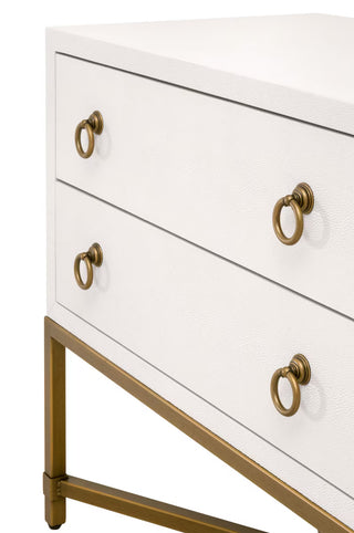 Strand Shagreen 2 Drawer Nightstand
