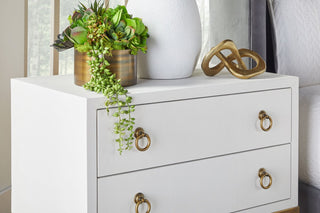 Strand Shagreen 2 Drawer Nightstand

