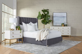 Strand Shagreen 2 Drawer Nightstand

