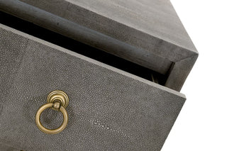 Strand Shagreen 3 Drawer Nightstand
