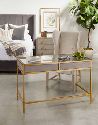 Strand Shagreen 3 Drawer Nightstand
