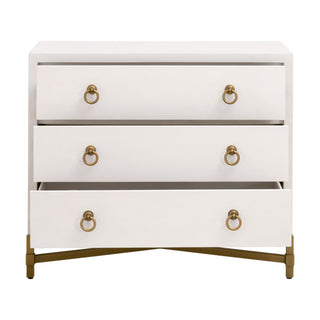 Strand Shagreen 3 Drawer Nightstand
