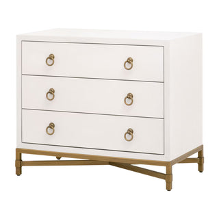 Strand Shagreen 3 Drawer Nightstand
