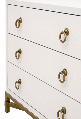 Strand Shagreen 3 Drawer Nightstand
