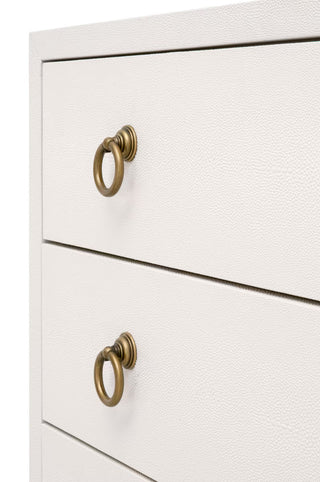 Strand Shagreen 3 Drawer Nightstand
