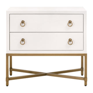 Strand Shagreen 2 Drawer Nightstand
