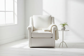 U Choose Swivel Chair   Apala White
