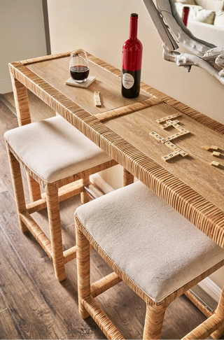 Sandbar Console & 3 Stools
