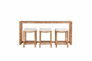 Sandbar Console & 3 Stools

