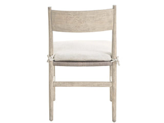Set of 2   River Rock Wood Back Side Chair
