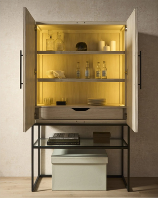 River Rock Bar Cabinet
