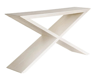 River Rock Cross Console Table
