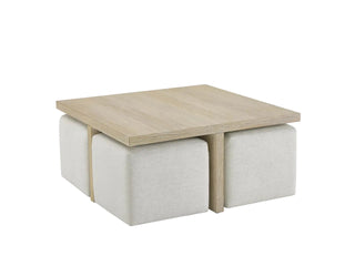 Dockside Cocktail Table With Ottomans
