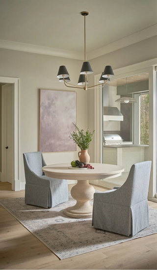 Willow Wrapped Dining Table

