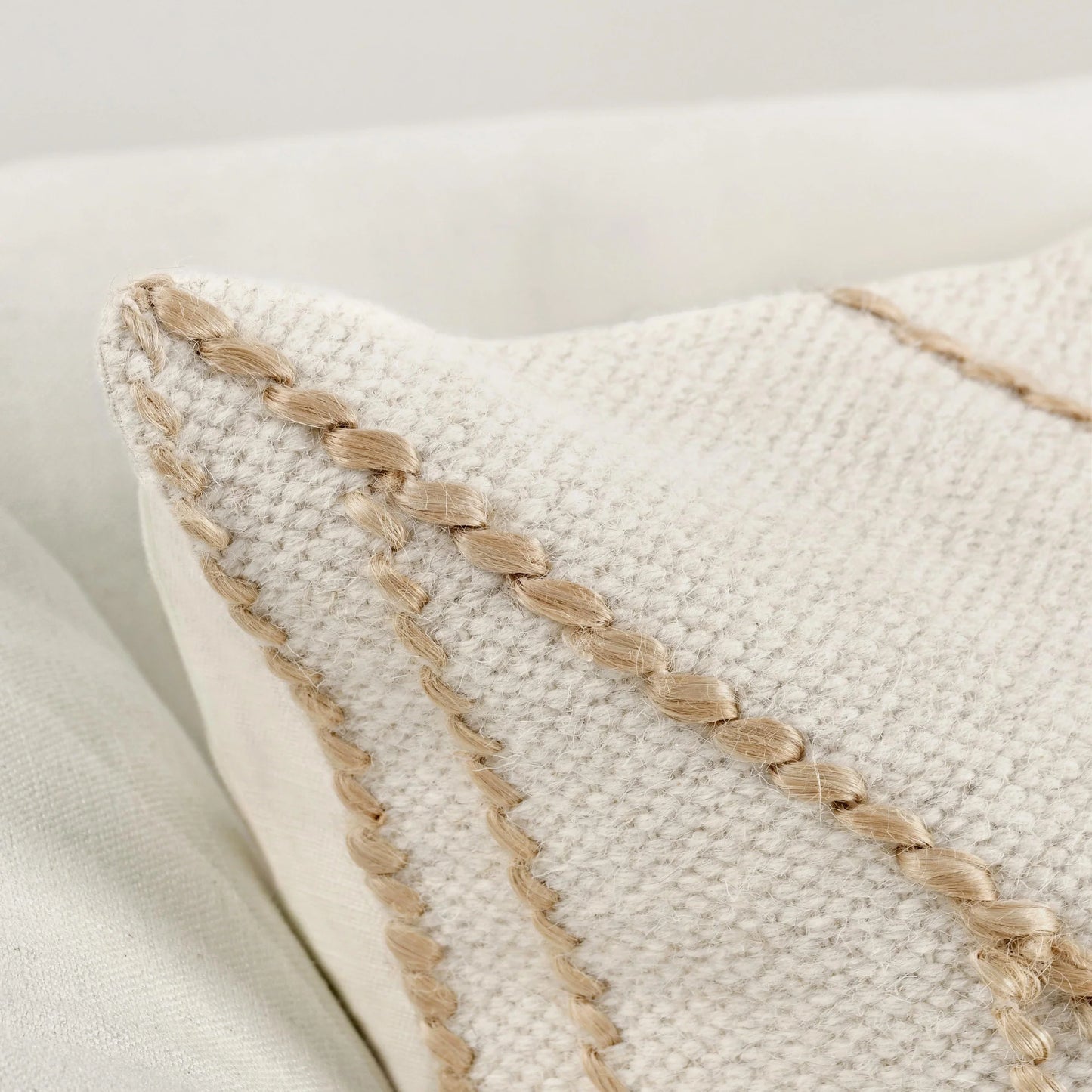 Sintra Ivory/Natural 22" x 22" PIllow