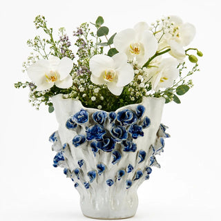 Handmade Thai Ceramic Floral Vase
