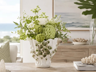 Handmade Thai Ceramic Floral Vase
