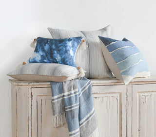 Theta Capri Blue 26" x 26" Pillow
