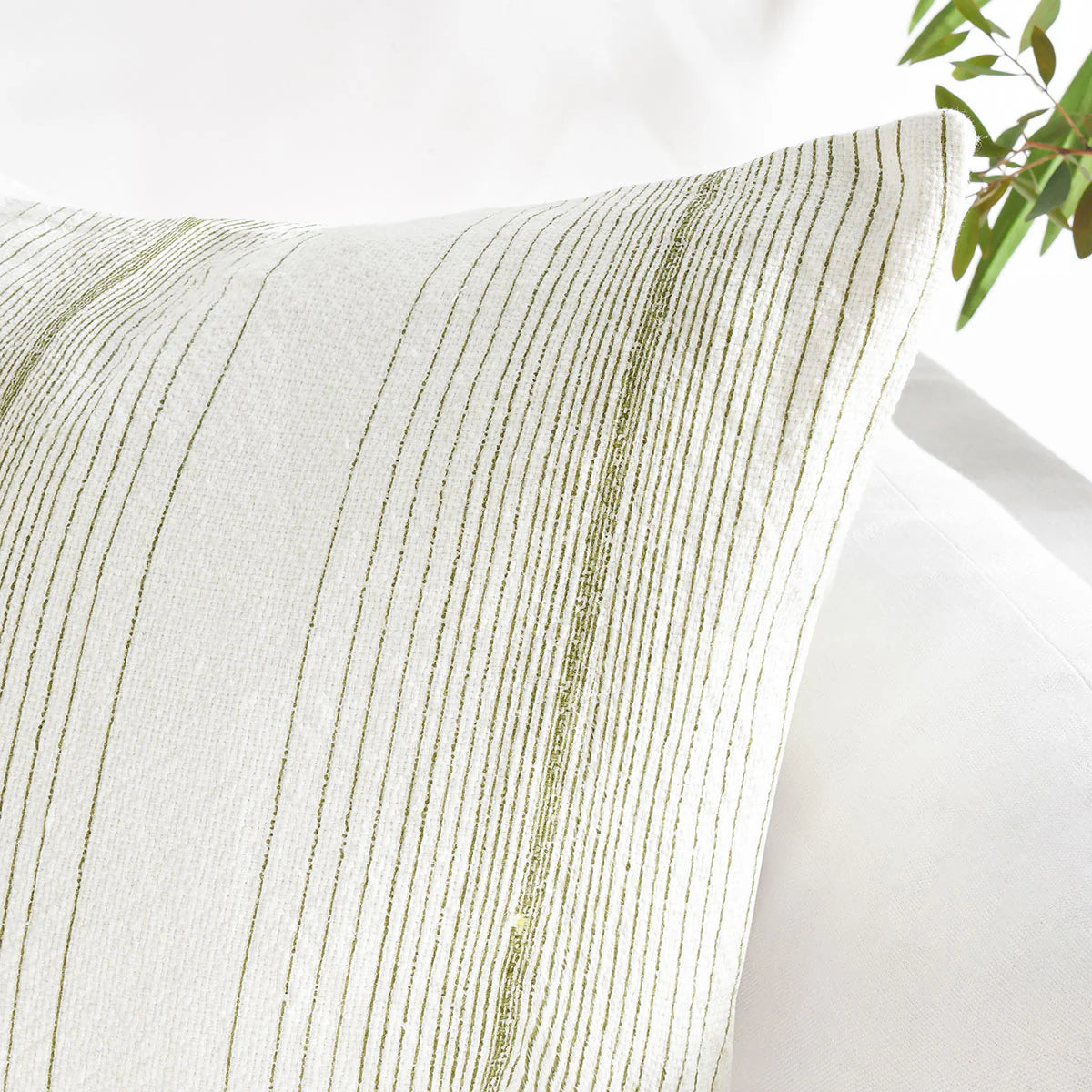 Theta - Wheat Green Pillow