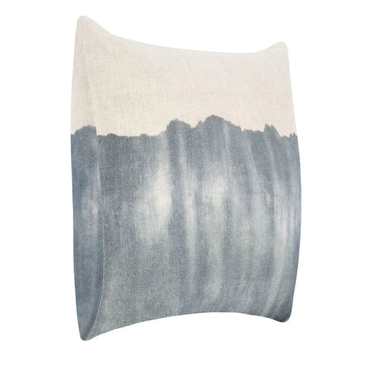 Cora Natural Denim Blue 20" x 20" Pillow
