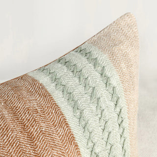 Sherry 22" x 22"   Hazel/ Natural Pillow
