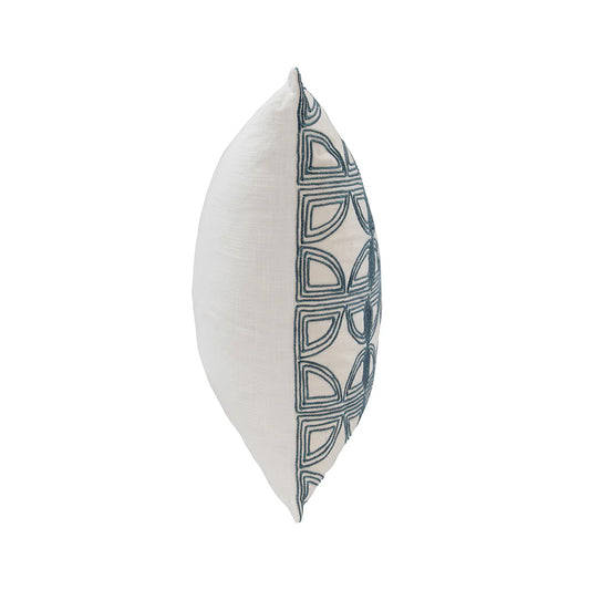 Elea Ivory/Blush 22" x 22" Pillow