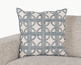 Elea Ivory/Blush 22" x 22" Pillow
