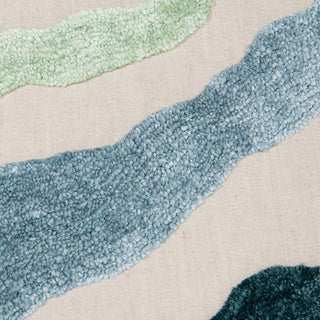 Inertia 22" x 22"   Blue Multi Pillow
