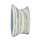 Harbor - Blue/Green Stripe Pillow