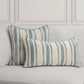 Harbor - Blue/Green Stripe Pillow
