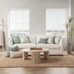 Harbor - Blue/Green Stripe Pillow