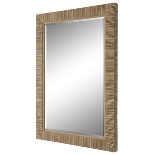 25" x 35"   Rattan Mirror
