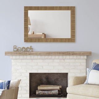 25" x 35"   Rattan Mirror
