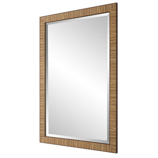22" x 32"   Rattan Mirror
