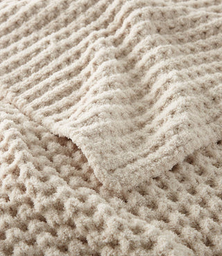 Cozy Knit Throw   Waffle Knit
